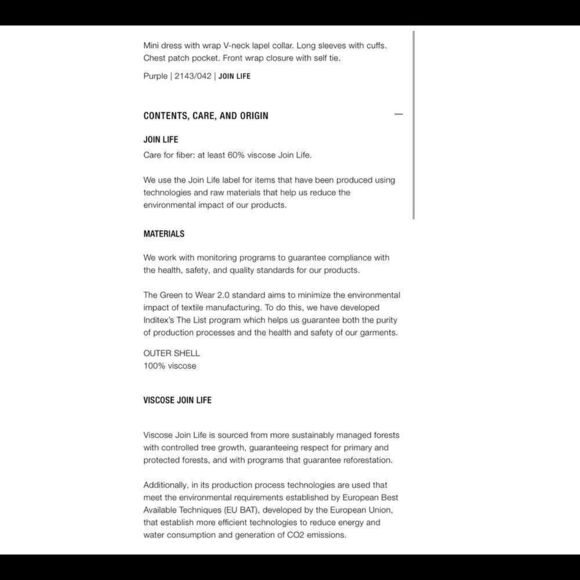 Zara purple satin effect bloggers fave wrap mini dress Sz S NWT - Picture 13 of 14